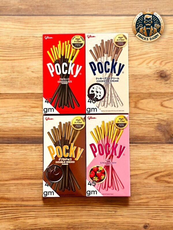 Pocky - Cookies and Cream, Chocolate Buskuit Stikrasa Cokelat, Double Choco