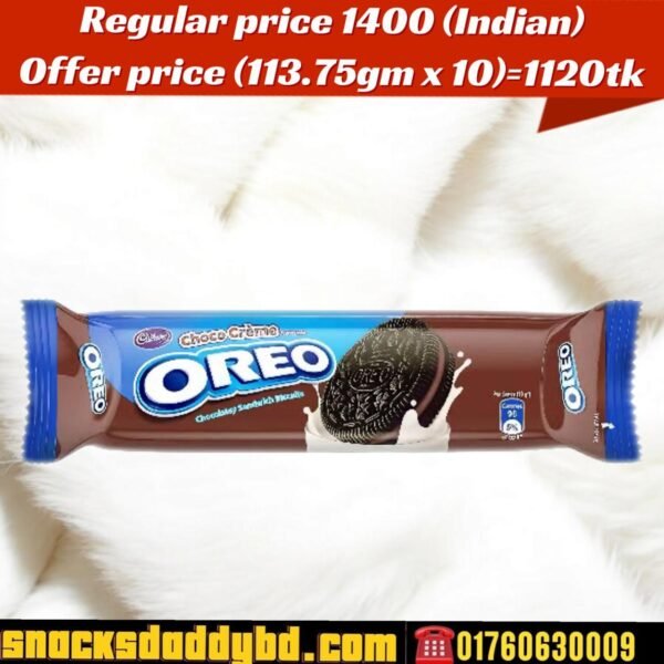 Cadbury Oreo Chocolate Creme Biscuits 10piece