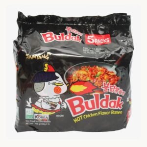 Noodle Samyang Fire Chicken (Buldak) Spicy Ramen, 140 G (Pack Of 5)