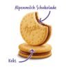 Milka Choco Pause Sandwich Cookies, 260g