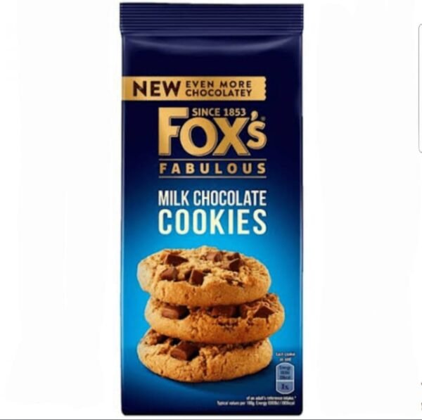 Fox's Fabulous Milk Chocolate Cookies 180g