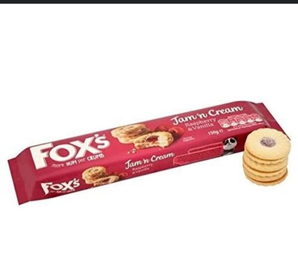 Fox's Jam 'n Cream Rings 150g
