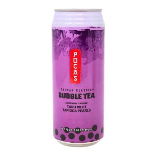 Pocas Taiwan Classic Bubble Tea Taro with Tapioca Pearls