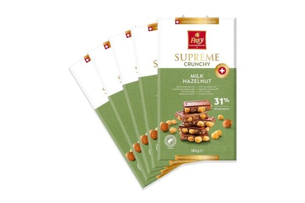 Frey Supreme Crunchy Milk Hazelnuts 180gm