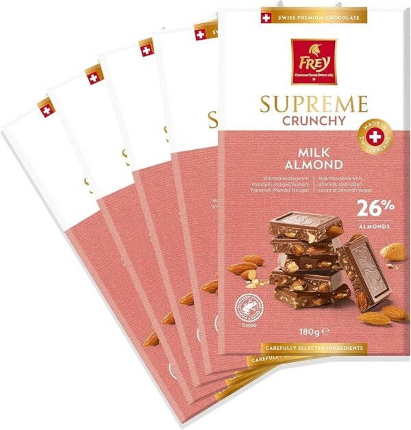 Frey Supreme Crunchy Milk Almond 180g