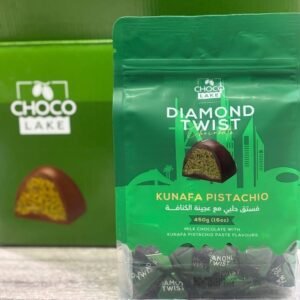 Choco Lake Diamond Twist Chocolate 450g Kunafa Pistachio