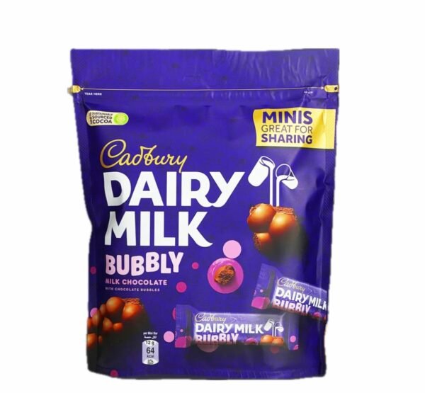 Cadbury Dairy Milk Bubbly Milk Chocolate Minis 168gm -at the best price in BD